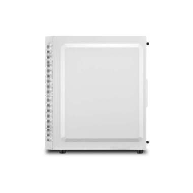 Sharkoon, Sharkoon - RGB Slider - Midi Tower - PC - Weiß - ATX - micro ATX - Mini-ITX - Gaming - 15,7 (Midi Tower), Weiss