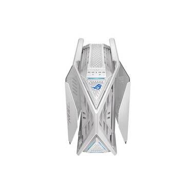 ASUS, Asus GR701 ROG Hyperion White Midi-Tower Gaming-Gehäuse Weiß 4 vorinstallierte Lüfter, Integrierte Beleuchtung,