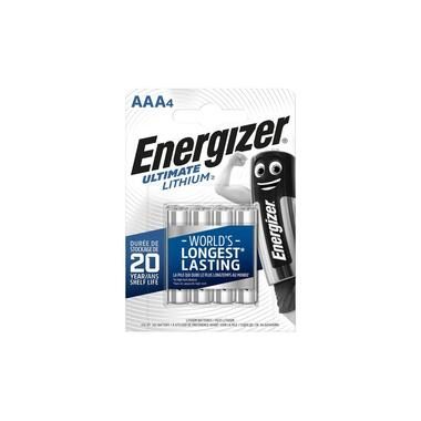 Energizer, Energizer Batterie Ultimate Lithium FR03 AAA 1250 mAh Lithium (Li) 1.5 V 4 Stück