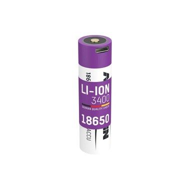 ANSMANN, Ansmann 18650-3,4 USB-C® Akku 18650 Li-Ion 3.7 V 3400 mAh 1 St.