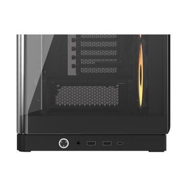 Corsair, Corsair FRAME 4500X RS ARGB Midi-Tower PC-Gehäuse Schwarz Seitenfenster, mit Lüftungsschlitzen, Integrierte Beleuchtung,