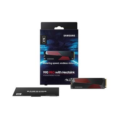 Samsung, Samsung interne SSD "990 PRO Heatsink" 4000 GB Anschluss PCI Express 4.0