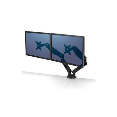 Fellowes, FELLOWES Monitorhalter Platinum Series 8042501 doppel, schwarz