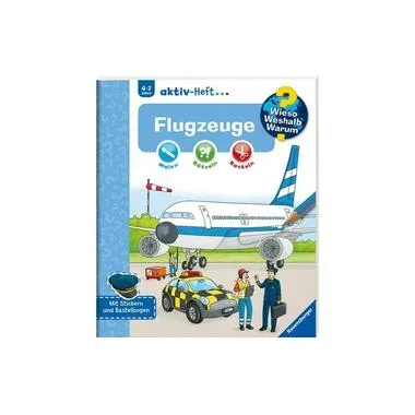 Ravensburger Kinder-Sachbuch WWW Aktiv-Heft Flugzeuge