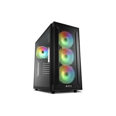 Sharkoon, Sharkoon TG6M RGB - Tower - ATX - Seitenteil mit Fenster (gehärtetes Glas)
