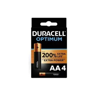 DURACELL, Duracell - Optimum, Alkaline-Bat.,4Stk, AA(LR6)