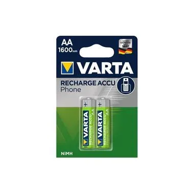 VARTA, Varta RECH.AC.Phone AA1600mAh BLI2 Mignon (AA)-Akku NiMH 1600 mAh 1.2 V 2 St.
