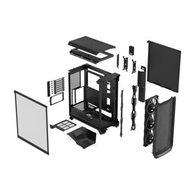 Fractal Design PC-Gehäuse Meshify 3 Ambience Pro RGB Black