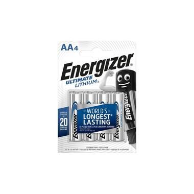 Energizer, Energizer Batterien Ultimate Lithium FR6 AA 3000 mAh 1.5 V 4 Stück