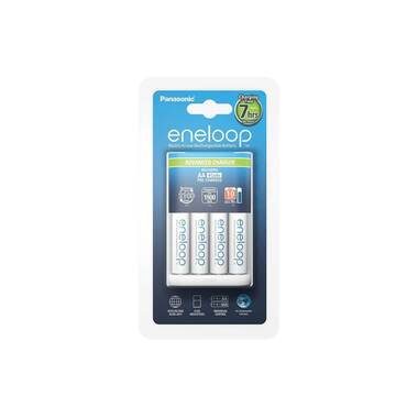Panasonic, Panasonic Advanced BQ-CC17 + 4x eneloop AA Rundzellen-Ladegerät NiMH Micro (AAA), Mignon (AA)