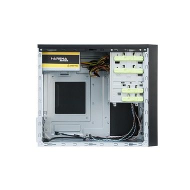 CHIEFTEC, Chieftec Mesh Series CT-01B-350GPB Mini-Tower PC-Gehäuse Schwarz
