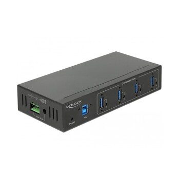 Delock, Externer Industrie Hub 4 x USB 3.0 Typ-A, USB-Hub