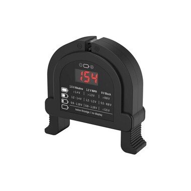 ANSMANN, Ansmann Batterietester Check-It Messbereich (Batterietester) 1,2 V, 1,5 V, 3 V, 9 V Akku, Batterie 4000001-510