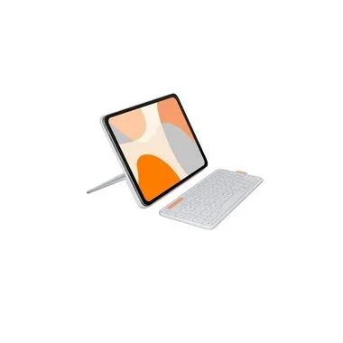 Logitech, LOGITECH Flip Folio Tastatur-Case Pale Gray