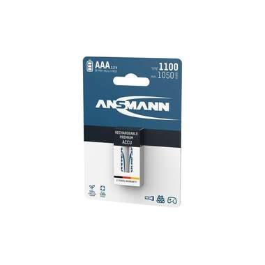 ANSMANN, Ansmann HR03 Micro (AAA)-Akku NiMH 1050 mAh 1.2 V 2 St.