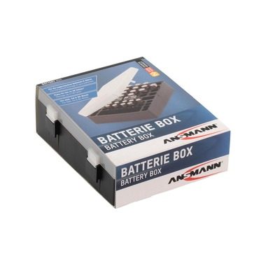 ANSMANN, Ansmann Batterijbox 48 Batteriebox 48x Micro (AAA), Mignon (AA), 9 V Block (L x B x H) 17.3 x 13.8 x 6.3 cm