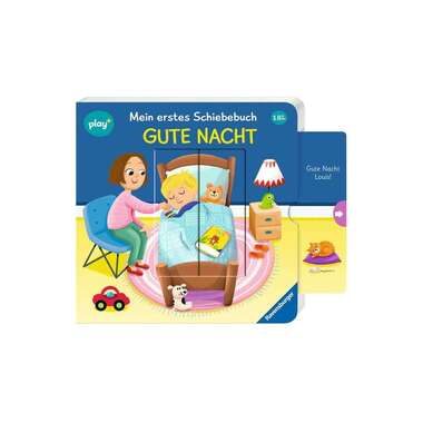 Ravensburger, Ravensburger - Play+ Mein erstes Schiebebuch: Gute Nacht, deutsch, Multicolor