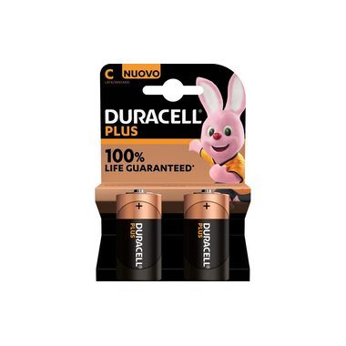 DURACELL, Duracell - Plus, Alkaline-Bat.,2Stk, C(LR14)