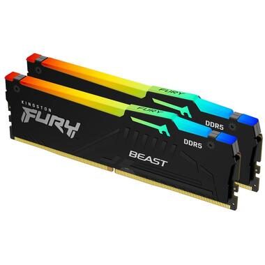 Kingston - FURY Beast RGB (2 x 16GB, DDR5-5600, DIMM 288 pin)