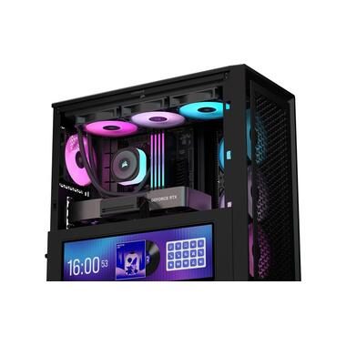 Corsair, Corsair FRAME 4000D LCD RS ARGB Midi-Tower PC-Gehäuse Schwarz