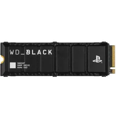 Western Digital, WESTERN DIGITAL WD_BLACK SN850P NVMe SSD für PS5-Konsolen (mit Kühlkörper) - Festplatte (SSD, 2 TB, Schwarz)