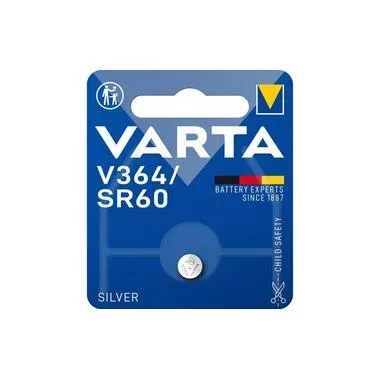 VARTA, Varta Knopfzelle 364 1.55 V 1 St. 17 mAh Silberoxid SILVER Coin V364/SR60 Bli 1