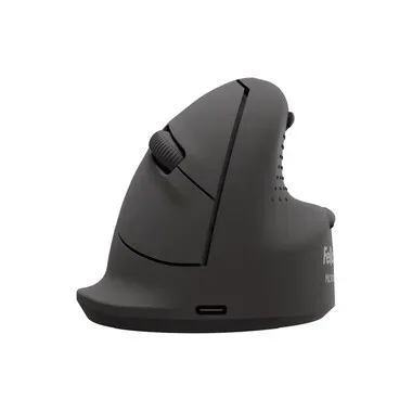 Fellowes Workplace Vertikalmaus Breyta Plus+ Rechtshänder, Gross, Schwarz