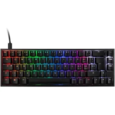 Ducky, DUCKY ONE 2 SF - Gaming-Tastatur, Kabelgebunden, QWERTZ, 65%, Mechanisch, Cherry MX Black, Schwarz/Weiss