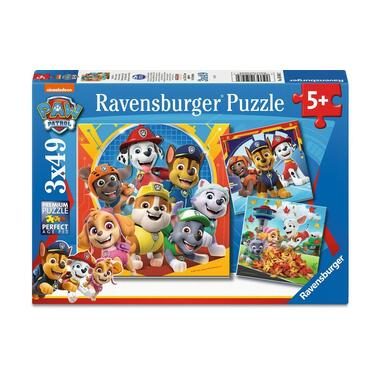 Ravensburger Verlag GmbH, Kinderpuzzle 3x49 Teile - Paw Patrol