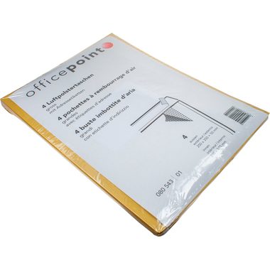 Neutral, POST Luftpolstertaschen gross 4er GROSS braun, 250x350x50mm