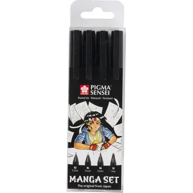 Talens, Talens Sakura Pigma Sensei Manga-Set | 4 Stifte