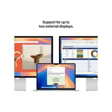Apple, Apple Notebook "MacBook Air 15 2025 M4 10C GPU / 24 GB / 1 TB Midnight" 38,86 cm / 15,3 ″ Apple M4 1.000 GB SSD