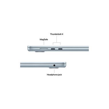 Apple, Apple Notebook "MacBook Air 15 2026 M5 10C GPU" 38,862 cm / 15,3 ″ Apple M5 512 GB SSD Integrierte NPU (Neural Processing Unit)