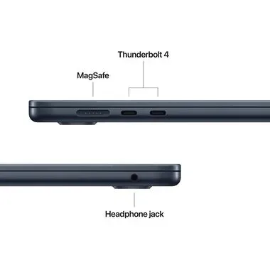 Apple, Apple Notebook "MacBook Air 15 2026 M5 10C GPU / 32 GB / 1 TB Midnight" / 15,3 ″ Apple M5 Integrierte NPU (Neural Processing Unit)