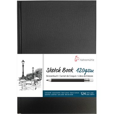 Hahnemühle, Hahnemühle Papier Sketch Book 120, DIN A 4 Hochformat, 120 g/m²
