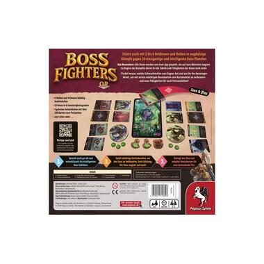 Pegasus Spiele Kennerspiel Boss Fighters QR -DE-