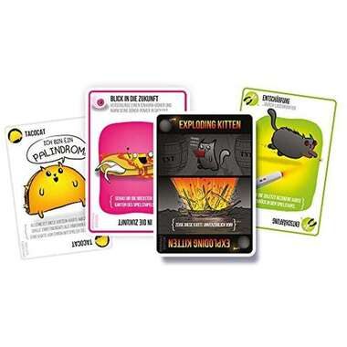 Asmodée - Exploding Kittens, Deutsch, Multicolor