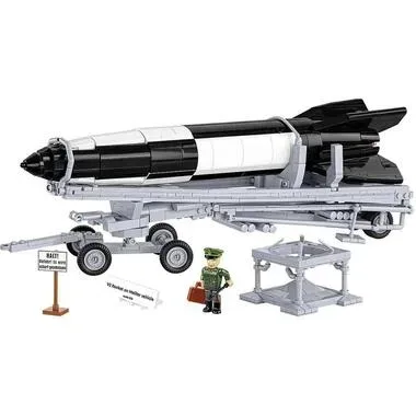 COBI Bausteinmodell V2 Rakete mit Meillerwagen 1:35