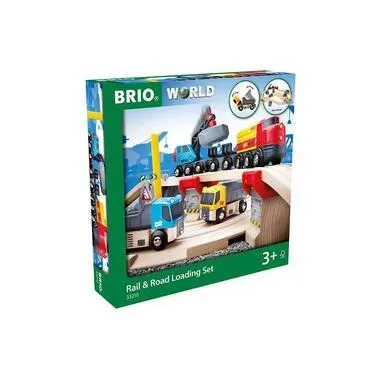 BRIO Strassen & Schienen Steinverlade Set