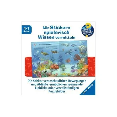 Ravensburger Verlag GmbH, Wieso? Weshalb? Warum? Stickerheft - Tiere der Welt