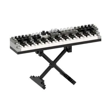 BRIXIES Bausteinmodell Keyboard aus 100 Bausteinen