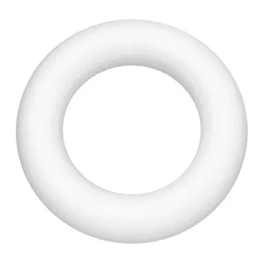 GLOREX, Glorex Styroporring Weiss | ⌀ 17 cm
