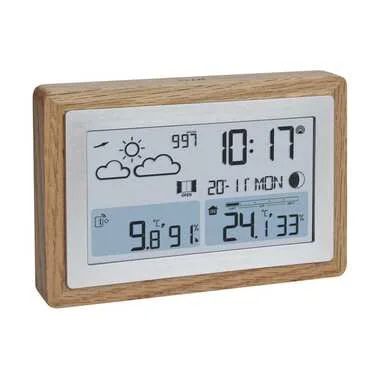 TFA Dostmann, TFA Dostmann Funk-Wetterstation OAK 35.1167.54 Funk-Wetterstation Vorhersage für 12 Stunden Anzahl Sensoren max. 3
