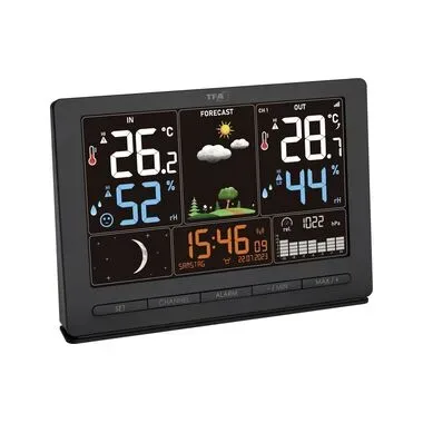 TFA Dostmann, TFA Dostmann SEASON 2 35.1118.01 Funk-Wetterstation Vorhersage für 12 bis 24 Stunden Anzahl Sensoren max. 3 St.