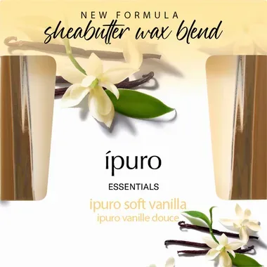Ipuro, ipuro Essentials soft vanilla Duftkerze 125 g