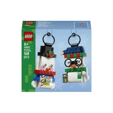 LEGO® GmbH, LEGO Deko-Schneemänner Modellbausatz zum Aufstellen oder als Deko 40812