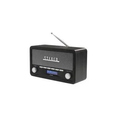 DENVER, Denver DAB-18 Küchenradio UKW, DAB+ Bluetooth® Weckfunktion Dunkelgrau