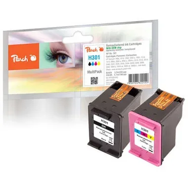 Peach, Peach Tintenpatrone "HP Nr. 301 BK, Color"