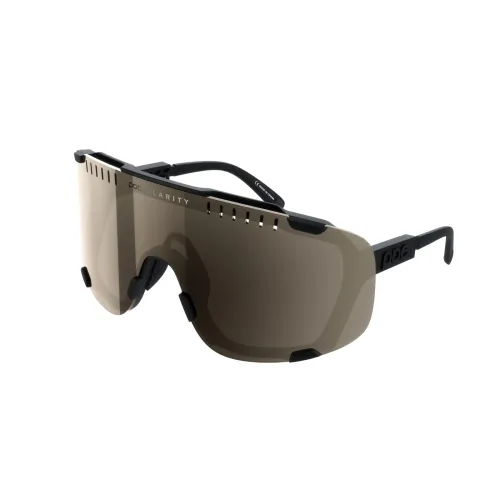 poc, POC Devour Sonnenbrille - Uranium Black/Clarity Trail/Partly Sunny Silver