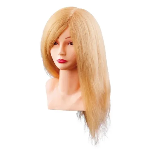 Comair, Comair &Uuml;bungskopf Louisa 40cm blond Echthaar m. B&uuml;ste &Uuml;bungskopf